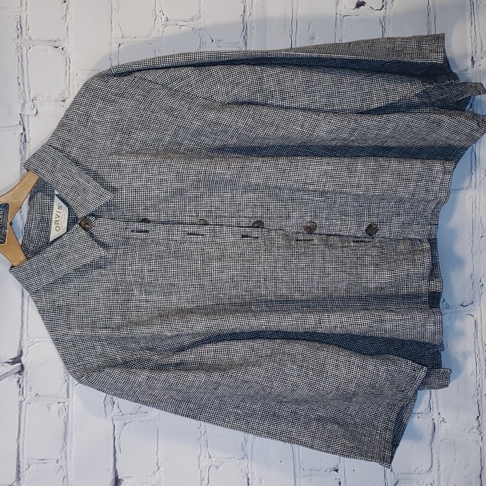 ORVIS Women's 100% Linen 3/4 Sleeve Top